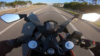 Top speed KTM RC 125 2018 [upl. by Siron106]