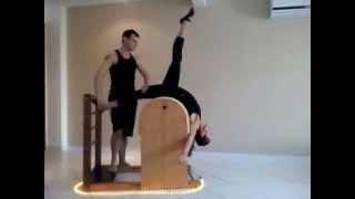 Joseph Pilates Ladder Barrel exercises [upl. by Ttesil429]