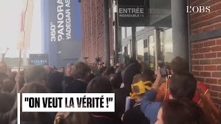 Des manifestants forcent lentrée du conseil métropolitain de Rouen après lincendie de Lubrizol [upl. by Eiramnaej]