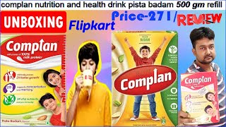 Complan Nutrition Drink Powder For Children Pista Badam Flavour Carton 500g UnboxingampReview 2024 [upl. by Dorin]