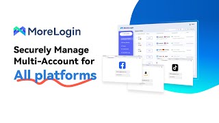 Using MoreLogin antidetect browser to manage MultiAccount Securely [upl. by Anitnuahs193]
