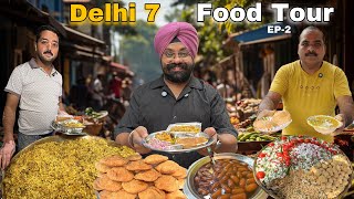 Famous street food in North Delhi  Kachori  Multani Biryani  Chaat  Lassi [upl. by Cranford]