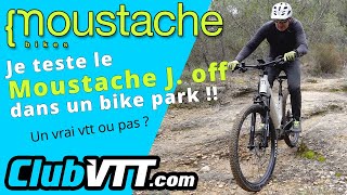 Test vtt électrique Moustache J Off dans un bike park ce vttae estil un vrai vtt ou pas   732 [upl. by Nazay]