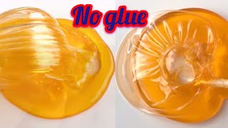 DIY GLOSSY FLUFFY SLIME using RAW EGG No Glue No Shaving Foam No Borax 😱 [upl. by Ynnavoig]