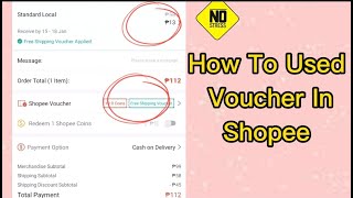 How To Apply Your Voucher On Shopee in a right Way  Basic Tutorial 2022 [upl. by Asert]