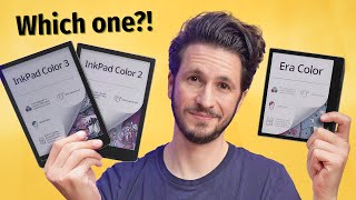 PocketBook Color eReader Showdown Era Color vs InkPad Color 3 and InkPad Color 2 [upl. by Savannah]