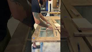 Most satisfying part of building French doors doors woodwork woodworking woodshop satisfying [upl. by Indnahc]