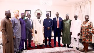 The leadership of ACEN during a courtesy call at Lagos House Marina [upl. by Emelita]