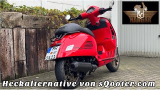 Alternative Kennzeichenhalterung von Quellagio wwwsQootercom für deine Vespa GTS MY23 [upl. by Questa611]