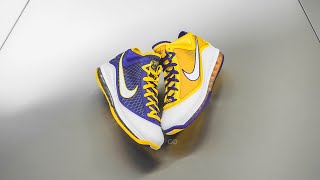 Nike LeBron 7 QS quotMedia Dayquot Review amp OnFeet [upl. by Arodnap]