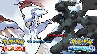 Pokémon Omega Ruby amp Alpha Sapphire  Reshiram amp Zekrom Battle Music HQ [upl. by Tocci]