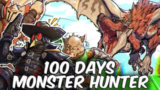 I Spent 100 Days in Monster Hunter World Heres What Happened [upl. by Cira241]