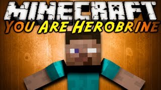 Minecraft Mod Showcase  YOU ARE HEROBRINE [upl. by Gunilla]