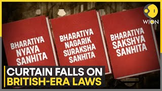 India 3 new criminal laws to replace colonialera codes  Latest English News  WION [upl. by Eatnuahs]