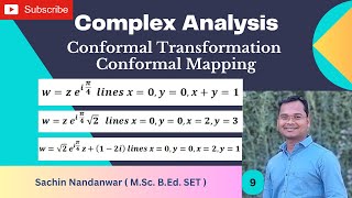 Complex Analysis  Conformal Transformation  Conformal mapping By Sachin Nandanwar [upl. by Guglielma756]