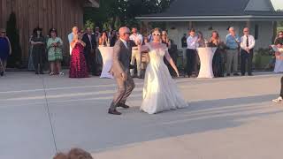 Father Daughter surprise wedding dance to Elvis melody [upl. by Phare]