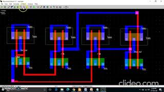 Lecture8Part 2CMOS 21 MUX using NAND gate in Microwind and TG [upl. by Comras]