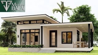 Simple House Design Small Farmhouse Idea  10x11 Meters [upl. by Eissen]