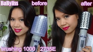 How to use BaByliss 2735E to creat straight hair with volume [upl. by Perretta]