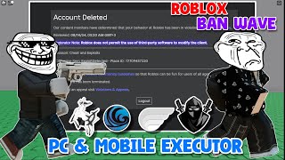 Roblox Banning amp Deleting Accounts Permanently  PC amp Mobile Executor   Ban Wave News [upl. by Anaimad]