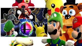 Retarded64 Stupid Smash Bros Mario And Luigi Reaction FreddyFoxyPikachu amp Bowser Jr [upl. by Gad]