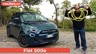 Nuevo Fiat 500 Electrico  Prueba  Test  Review en español  cochesnet [upl. by Bail]