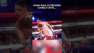 Khan was OUTBOXING Canelo until he got caught [upl. by Hadlee408]