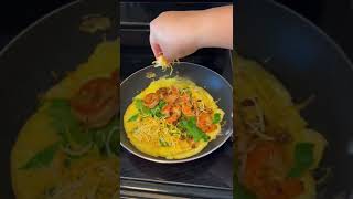 Omelette de Camarones y Espinacas Shrimp Spinach Omelette [upl. by Nade479]