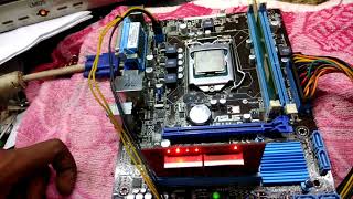 Asus h61m c motherboard repaired [upl. by Jelene]