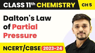 Class 11 Chemistry Chapter 5  Daltons Law of Partial Pressure  States of Matter  CBSENCERT [upl. by Lertnom]