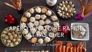 Recette de cuisine Idées dapéro dînatoire [upl. by Camroc]