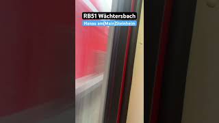 Steinheim RB146RB51➡️Wächtersbach br146 regionalbahn shorts [upl. by Elad]