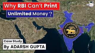 Why RBI Cant Print Unlimited Money  Case Study  Economy for UPSC amp State PCS [upl. by Esej558]