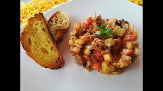 Caponata di verdure in agrodolce [upl. by Pail]