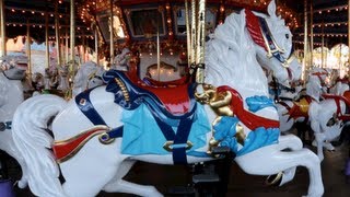 King Arthur Carrousel Full Ride HD POV  Disneyland Resort CA [upl. by Robillard]