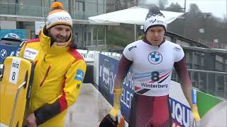 IBSF Mens skeleton Heat 2 Winterberg 20222023 Worldcup 4 [upl. by Oiluj]