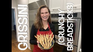 Grissini Thin Crunchy Full Of Flavor Breadsticks Easy To Make and Easy to Make Your Own [upl. by Nosyerg276]