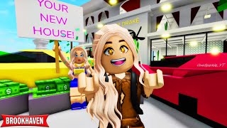 MY MOM IS SECRETLY A BILLIONAIRE IN BROOKHAVEN Roblox Brookhaven [upl. by Adnat376]