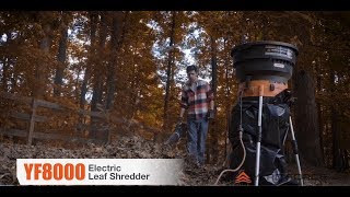 Yard Force YF8000 Electric Leaf Shredder [upl. by Navnod]