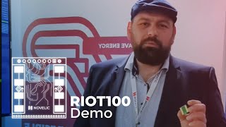 NOVELIC  RIOT100 Human Presence Sensor Demo [upl. by Elmer]