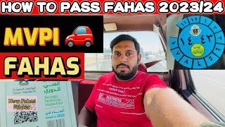 How to pass Fahas or MVPI test in Saudi Arabia  Periodic inspection Rules 2023  Easy appointment [upl. by Ardella]