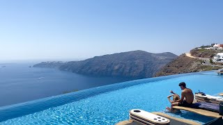 CAVO TAGOO SANTORINI sensational hotel with incredible views full tour in 4K [upl. by Theran]