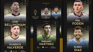 Ballon Dor 2024 Nominees Announced  Performance Of The Nominees In The Year Under Review  16 [upl. by Ikairik]