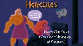 Hercules  Hercules Gets Stolen One Line Multilanguage 36 Languages [upl. by Civ]