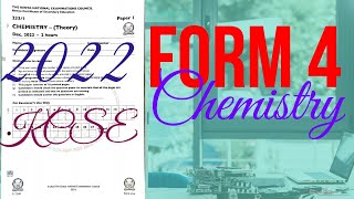 Form 4 Chemistry  K C S E 2022 Paper 1 [upl. by Diana]