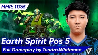 WHITEMON EARTH SPIRIT SUPPORT 737c  Dota 2 Pro Gameplay [upl. by Akit]