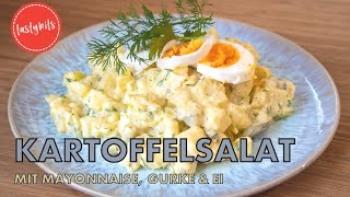 Bester Kartoffelsalat mit Mayonnaise Gurke amp Ei Rezept von Oma [upl. by Ayocat865]