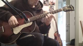 HOFNER vintage acoustic jazz [upl. by Friedly612]