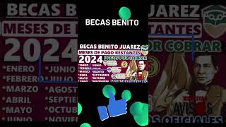 📌🗓️Pagos Restantes Para el año 2024 del Programa Beca Benito Juárez ¡Montos de pago 💵🤑 [upl. by Fransen8]