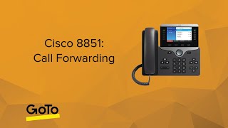 Cisco 8851 Call Forwarding [upl. by Assenahs]